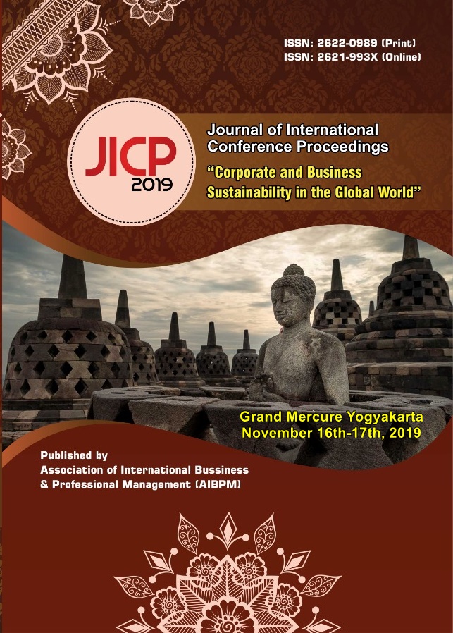 Proceedings of the 5th International Conference of Project Management (ICPM) Yogyakarta 2019